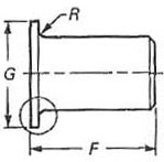 DIMENSIONS OF  LAP JOINT STUB ENDS