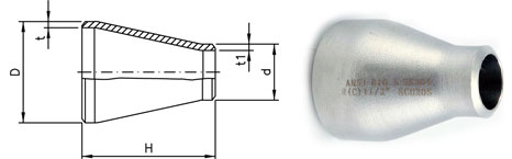 ANSI/ASME B16.9 Butt weld Reducers Manufacturer & Exporter