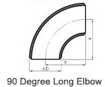 90 Degree Long Radius Steel Elbow exporter